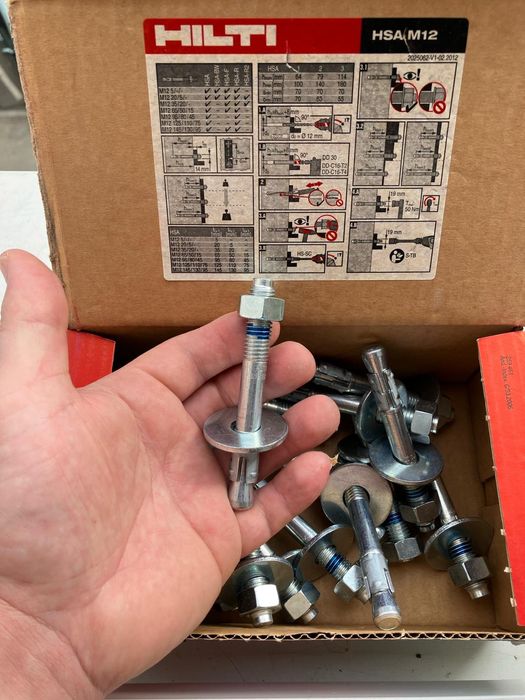 Vând conexpanduri HILTI m 12 hst și hsa