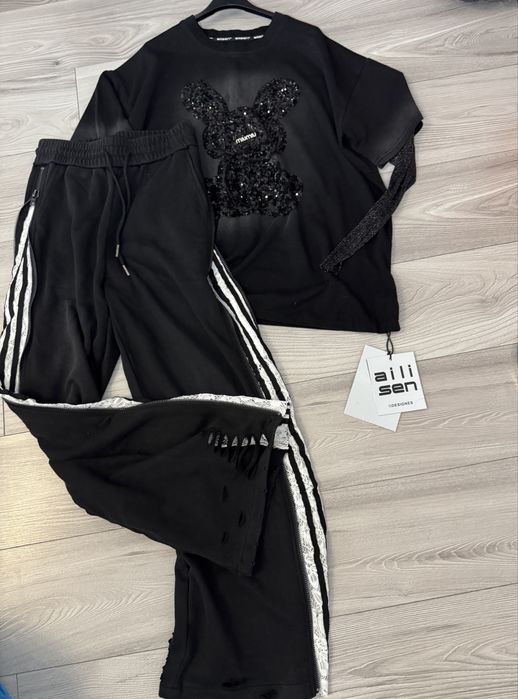 Set bumbac pantaloni si bluza