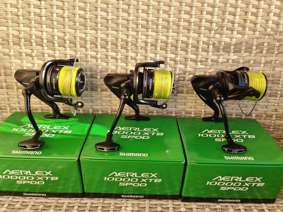 продавам 3бр  макари Shimano Aerlex 10000 spod