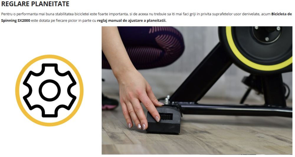 Bicicleta fitness pentru spinning - PROGRESSIVE SX2000