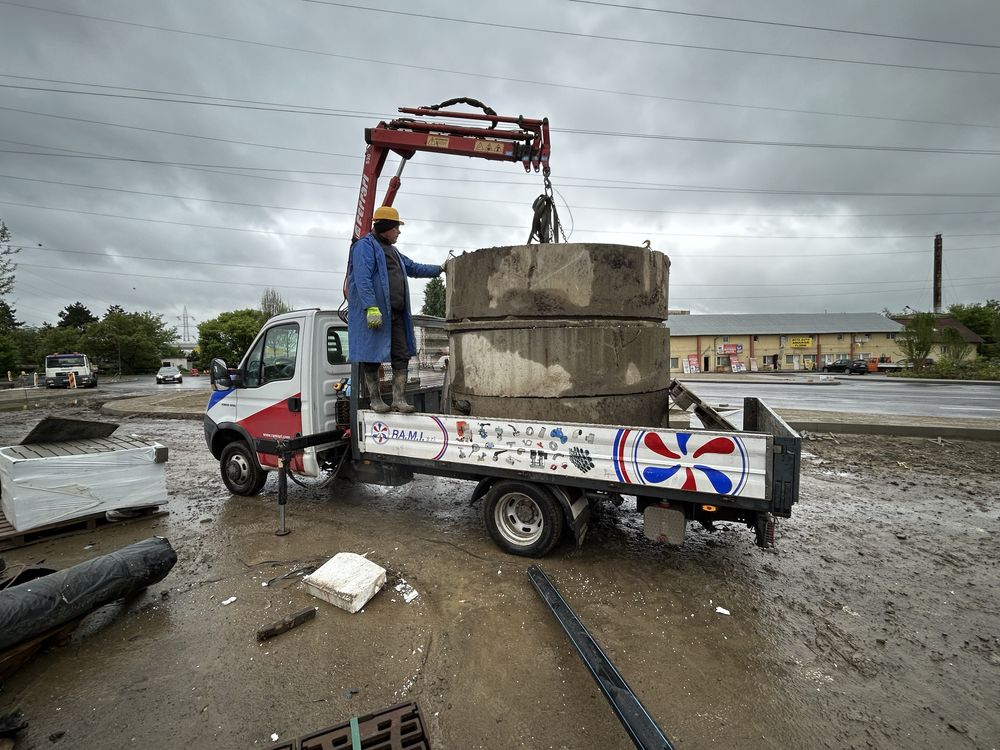 Transport marfa incarcare/descarcare cu macara