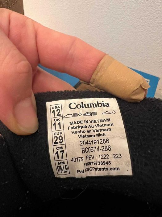 Cizme de iarna Columbia marimea 29