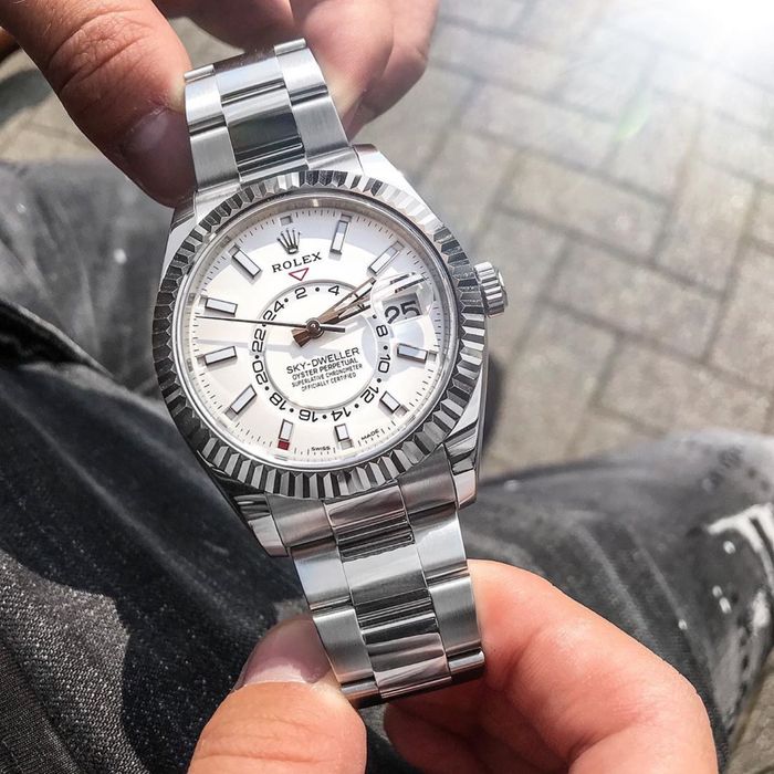 Rolex Sky - Dweller white dial