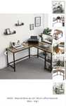 Masa de Birou pe colt 138 cm, office industrial - Maro