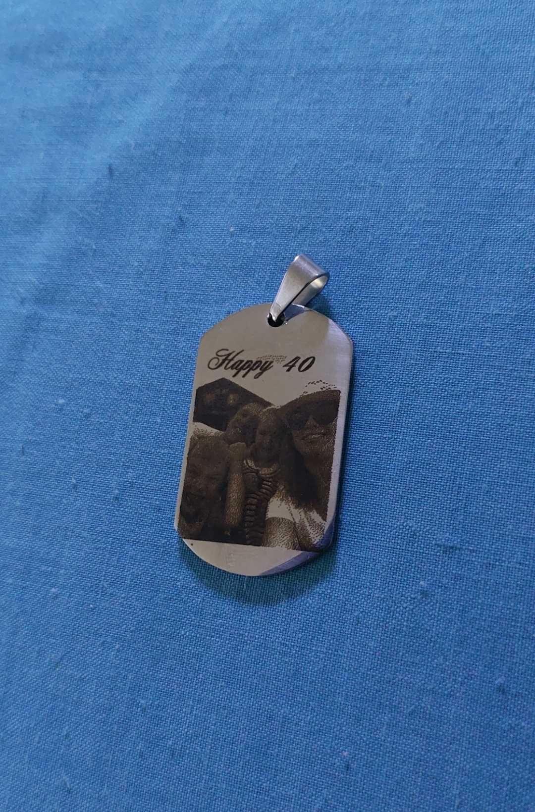 Plăcuțe inox army / dog tag - personalizate