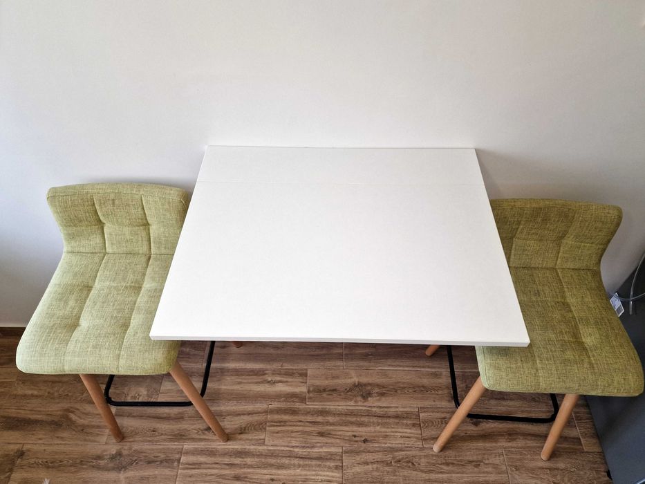 Masa alba extensibila de perete IKEA NORBERG