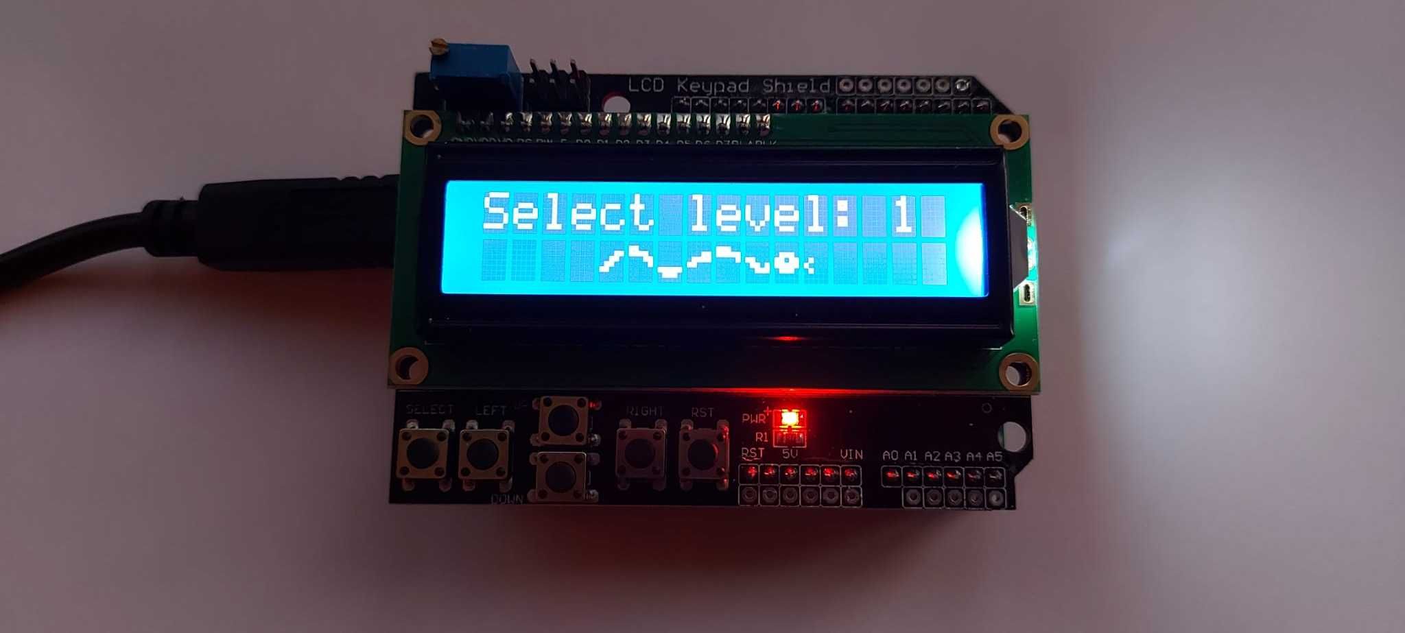 Arduino proiect Joc Sarpe / radio-ceas