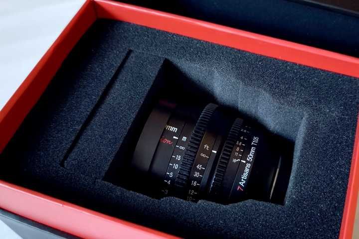 7Artisans 50mm T1.05 APS-C MF Cine Lens (MFT 4/3) + 4 фотофилтъра