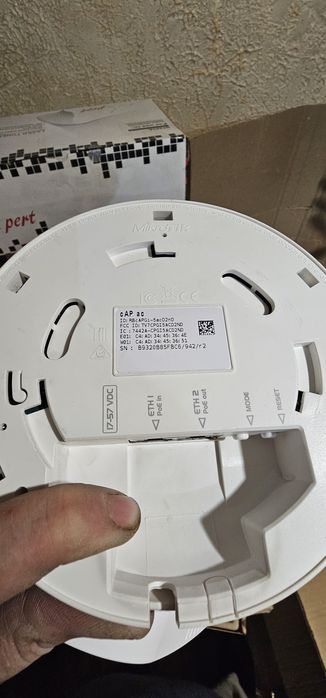 Потолочный wifi MikroTik cAP ac RBcAPGi-5acD2nD