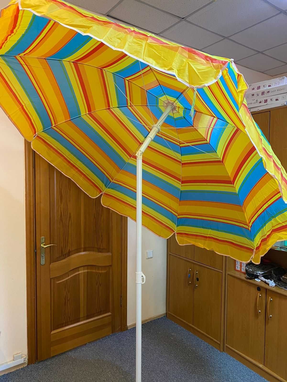 Пляжный зонт, Зонт от солнца, и дождя. Высота 1,8м, купол 1,7м