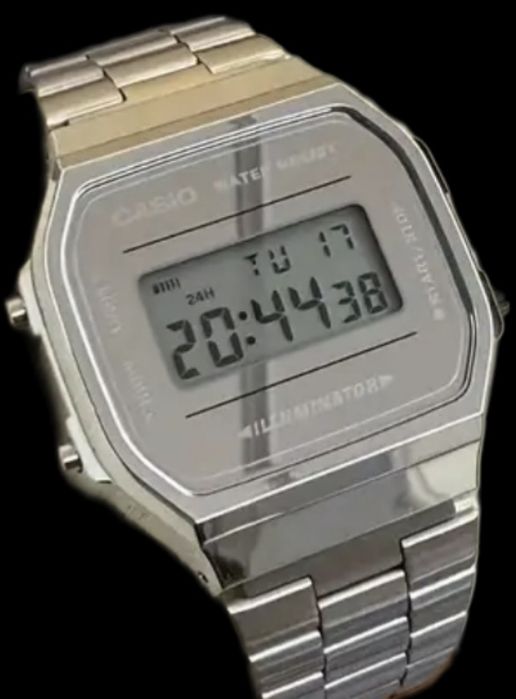 Casio A168WEM-7 ретрофит часовнин