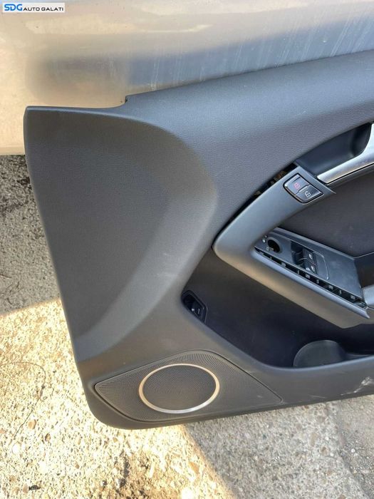 Panou Tapiterie Fata Interioara Piele Negru de pe Usa Portiera Dreapta Volan Dreapta Audi A5 Coupe 2 Usi 2008 - 2016 [C3089]