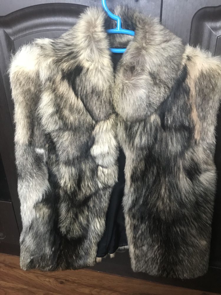 Дамски елек от естествен косъм