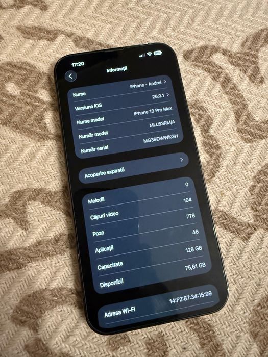 Iphone 13 pro max 128gb