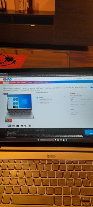 Lenovo Thinkbook AMD Ryzen5 16g rami
