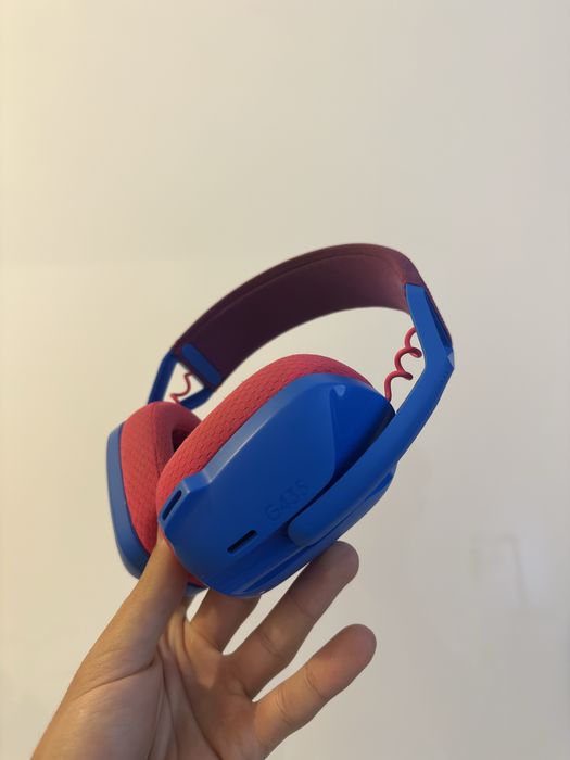 Căști wireless Logitech G435 Lightspeed Gaming-  Blue/Raspberry