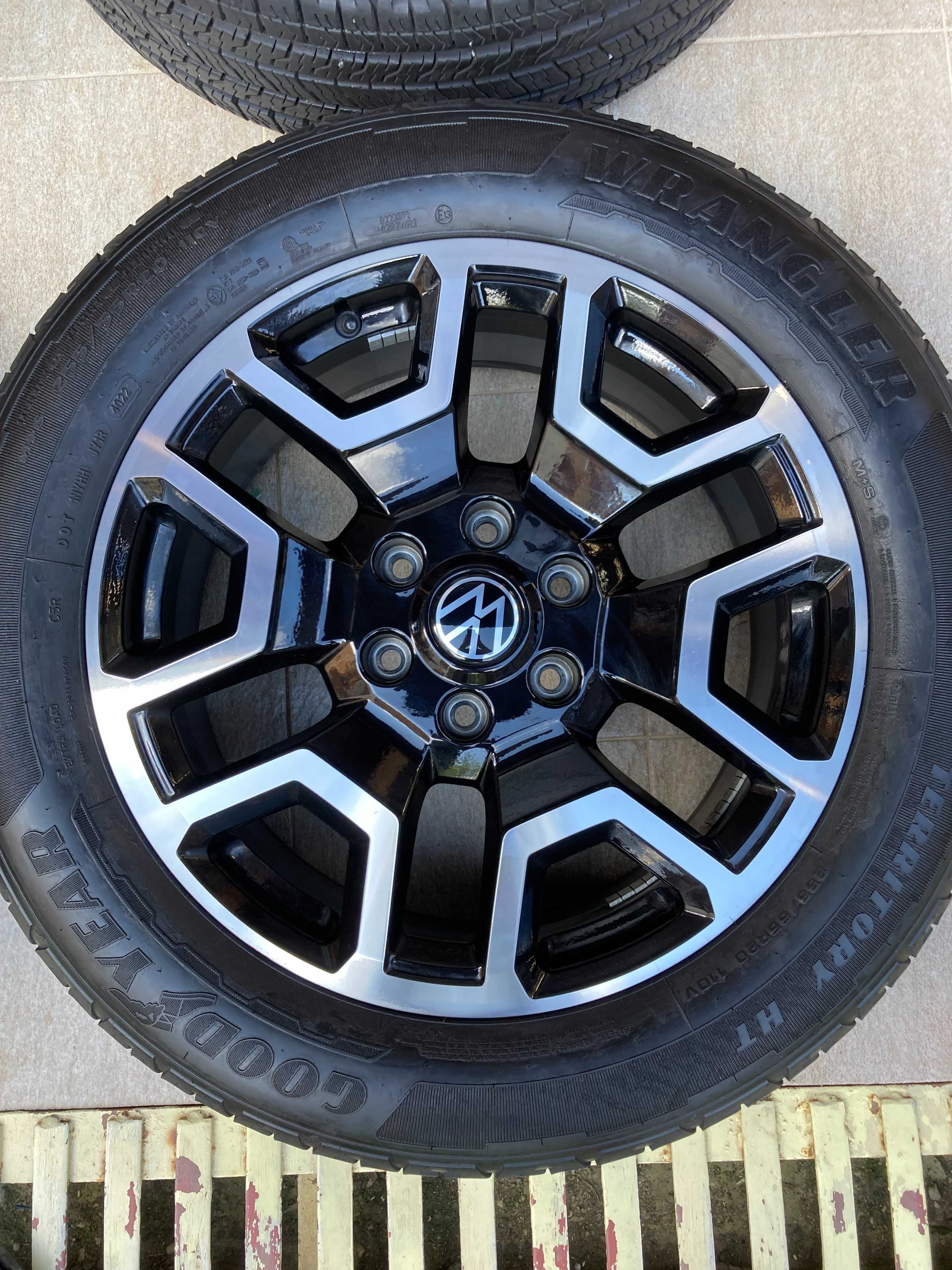 Jante Noi VW Amarok 2 R20 + GoodYear Noi 255/55R20 DOT2023 - 6×139.7