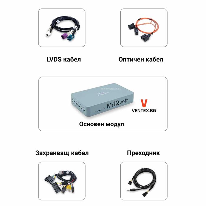 CarPlay и Android Auto интерфейс за Mercedes Benz W221 (2006-2008г.)