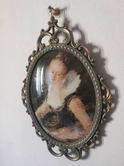 Tablou cu rama din bronz