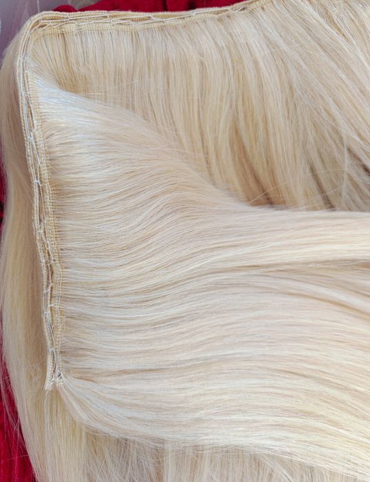 Естествена руса коса за удължаване