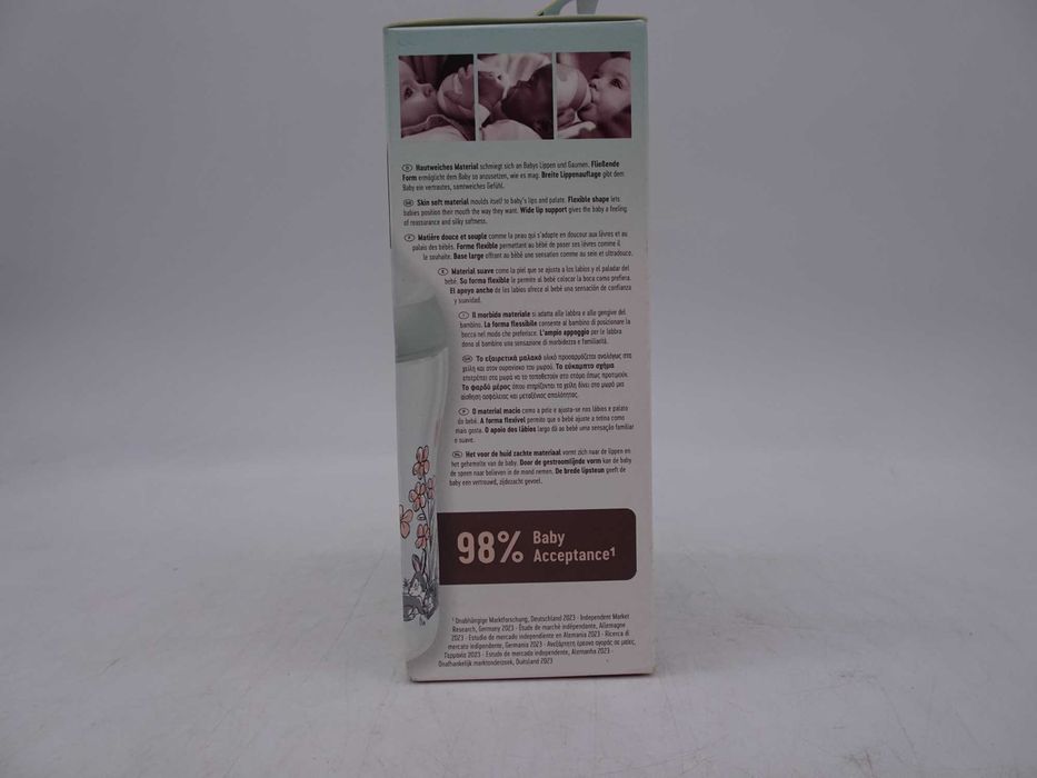 Biberon din plastic, NUK Mickey Mouse, 260ml, 3+ luni