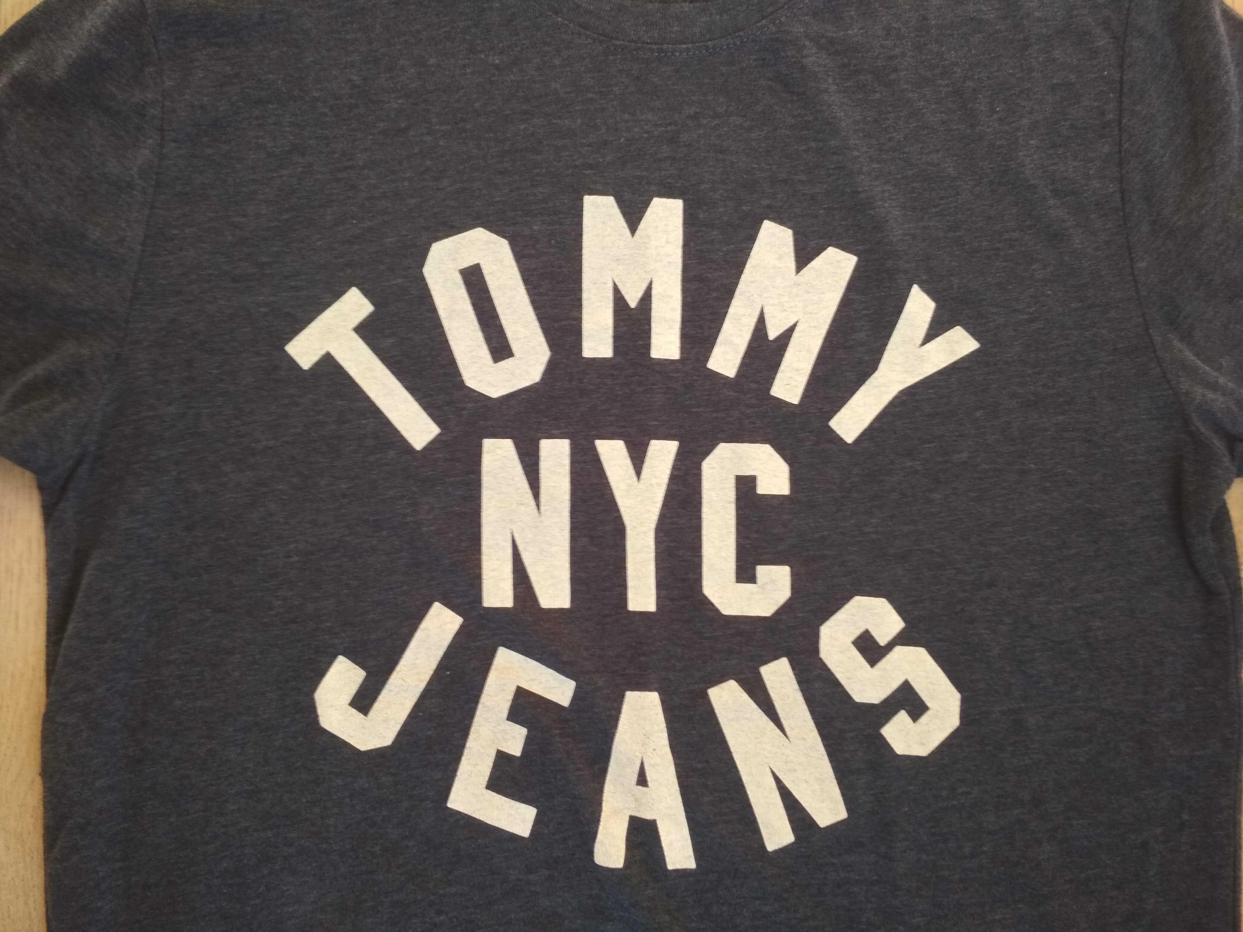 блуза фланелка тениска TOMMY HILFIGER JEANS с къс ръкав