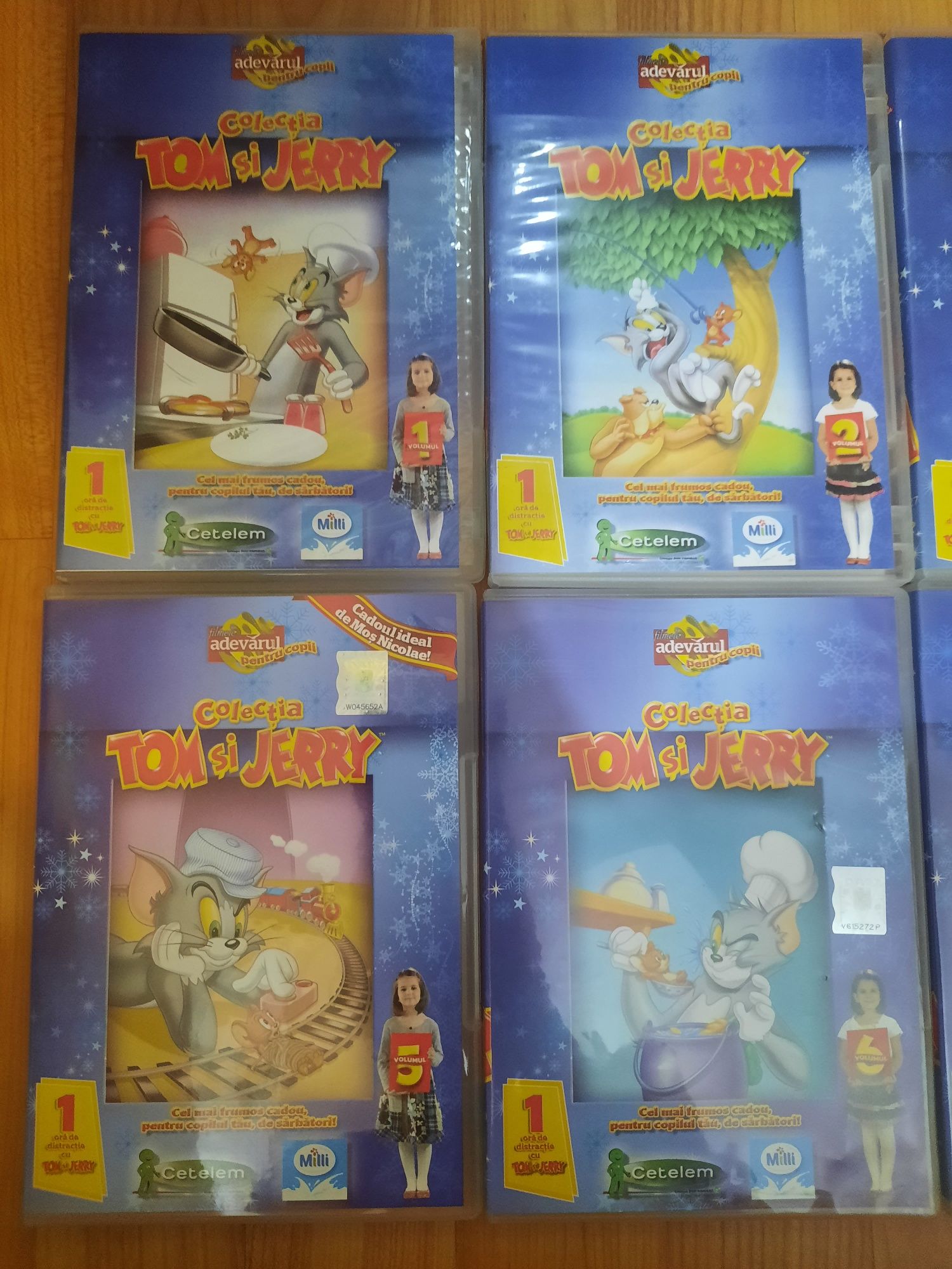 Colecție 8 dvd-uri Tom&Jerry