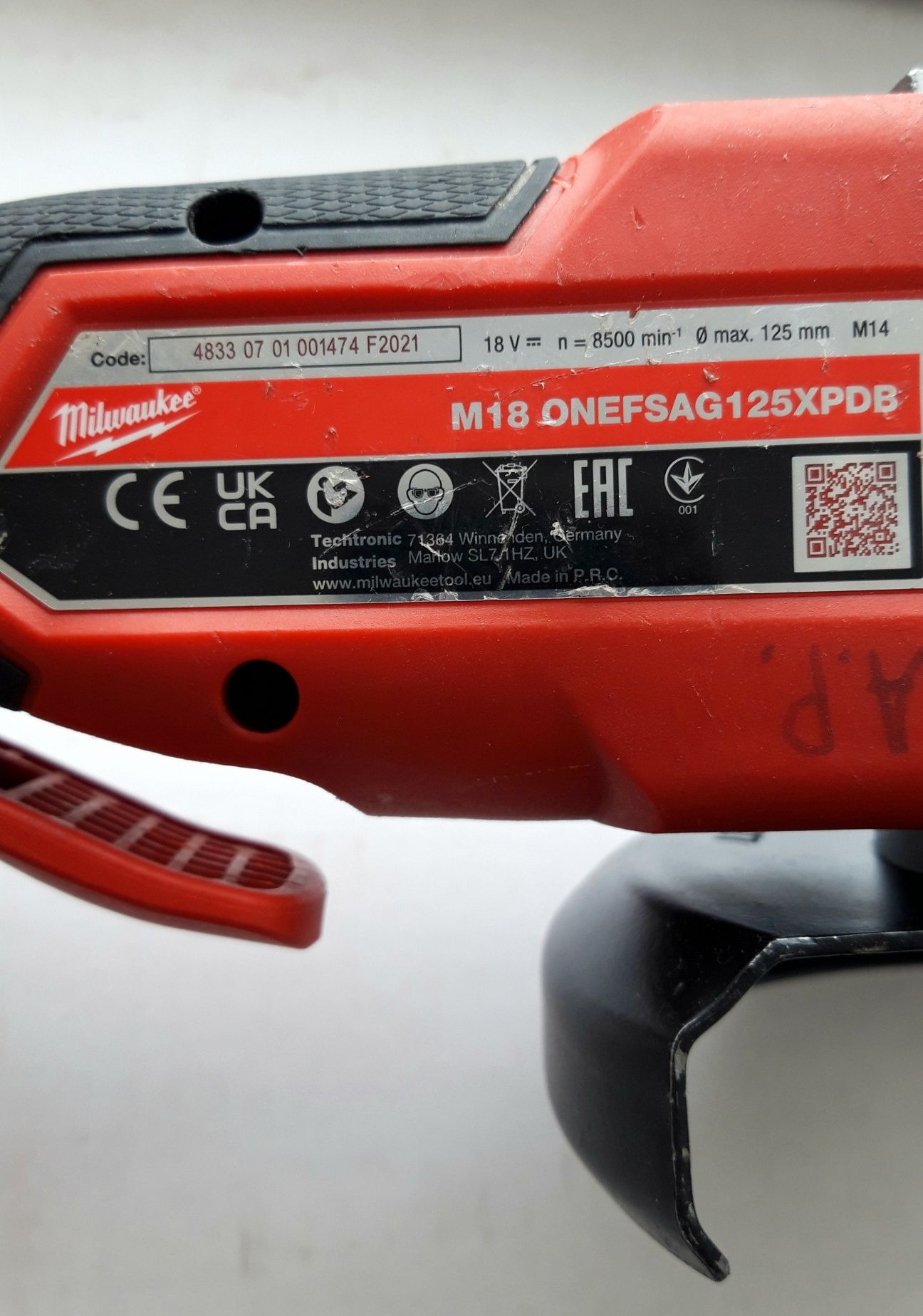 Flex Milwaukee Brushhless ONEFSAG125XPDB