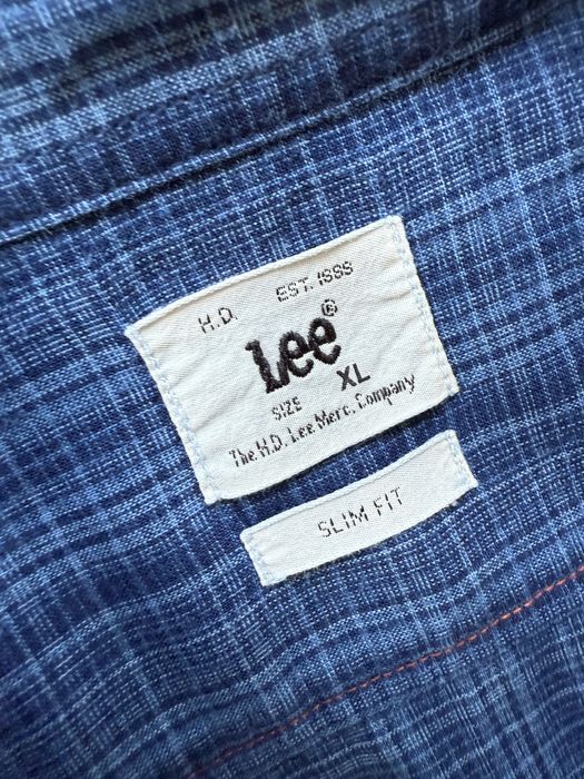 Camasa LEE Jeans Maneca Lunga Carouri Albastru Barbati | Marime XL