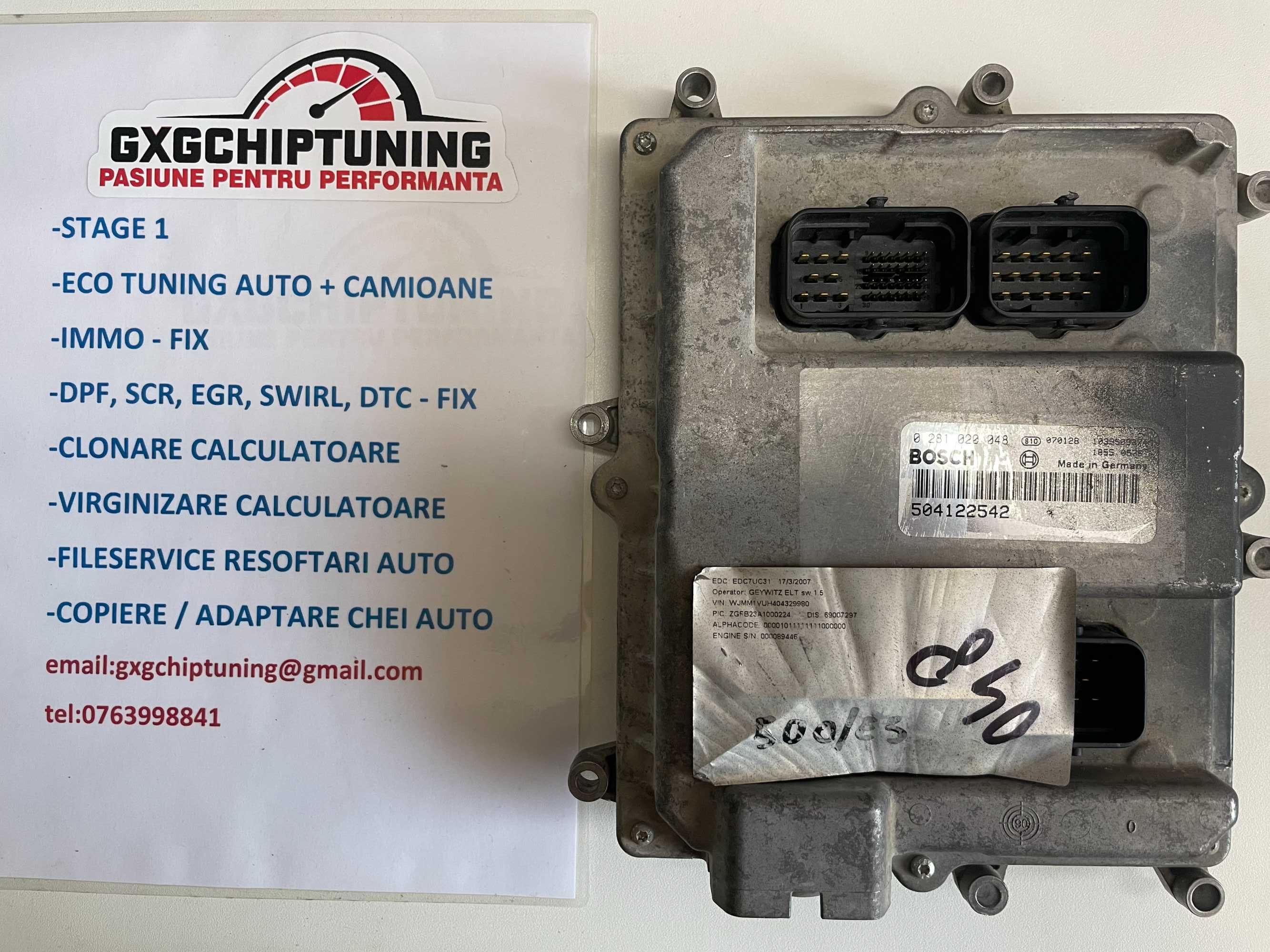 Calculator ECU  IVECO Eurocargo EDC7UC31 504122542 0281020048