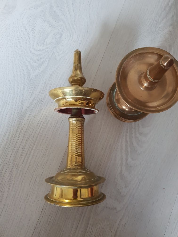 Lampă tradițională india bronz