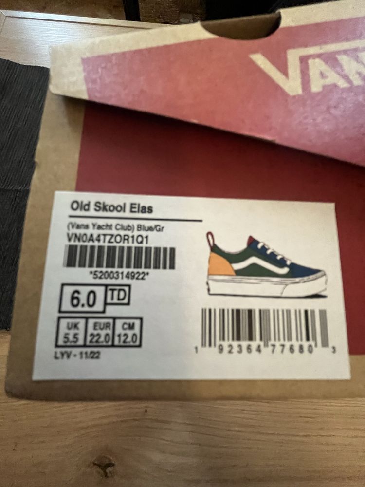 Vans /Benetton - кецове за бебе