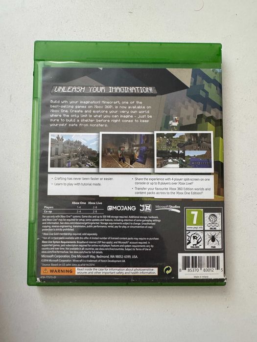 Minecraft за Xbox one