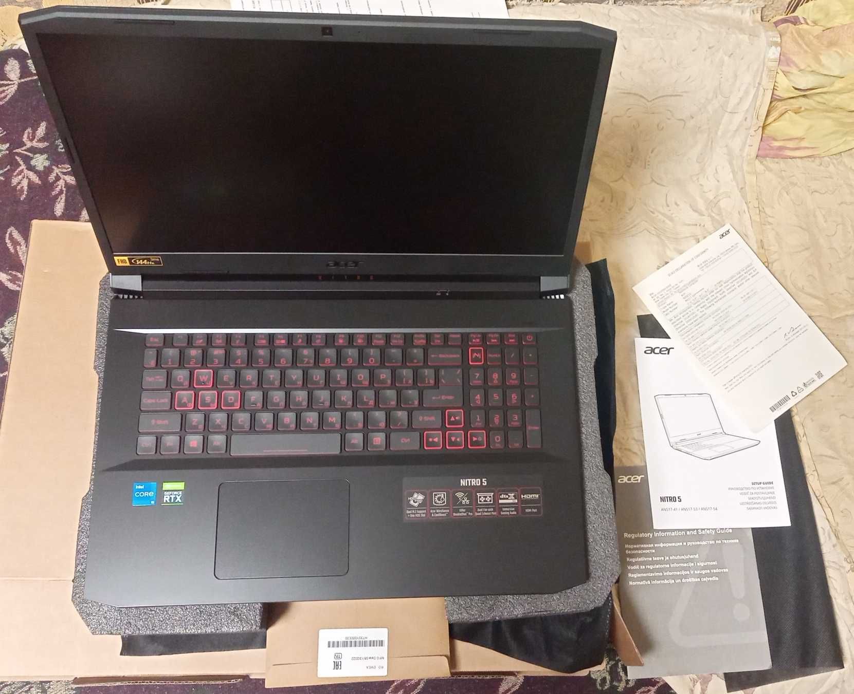 Универсальный лэптоп Acer Nitro AN517-54 (не путать с ноутбуками!)