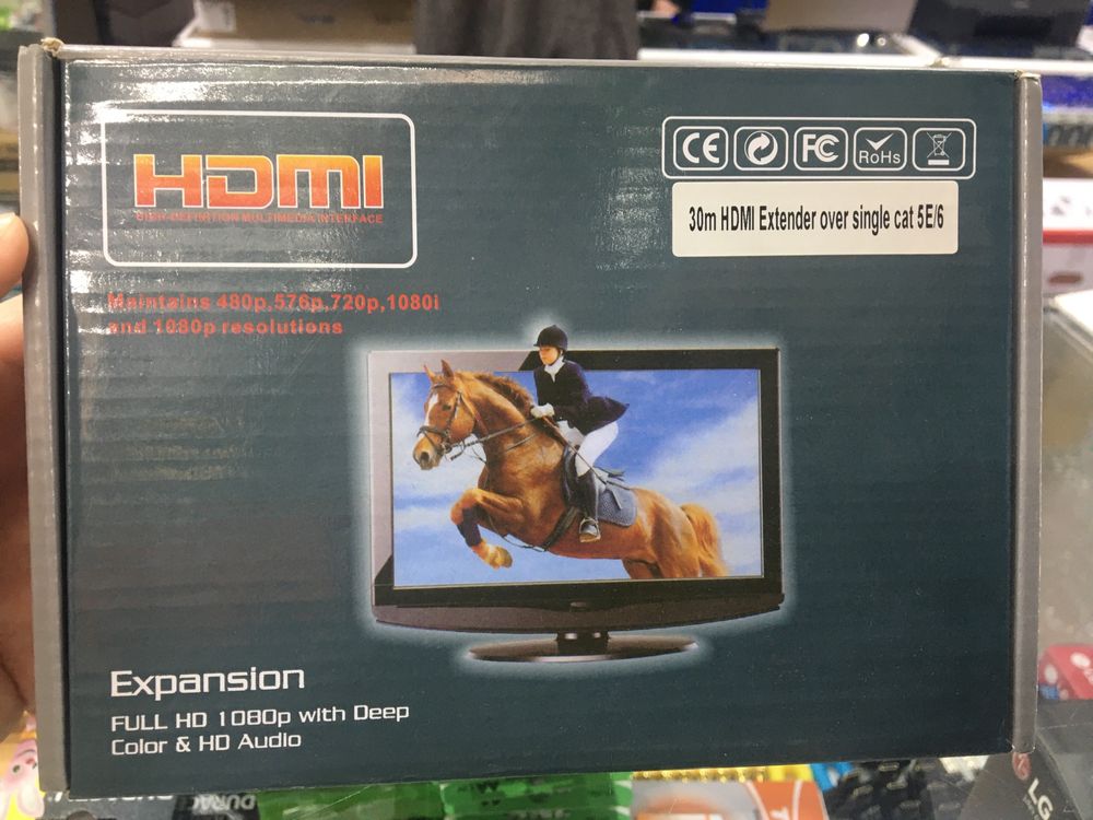 Удлинитель HDMI до 30 м по одной витой паре UTP