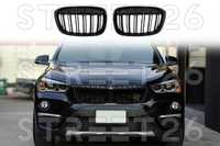 Grile Centrale BMW X1 SUV F48 (2015-2019) Duble Negru Lucios M Design