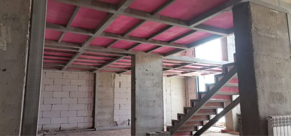 Сварочные работы, антресольный этаж , деление этажа, перила, лестница