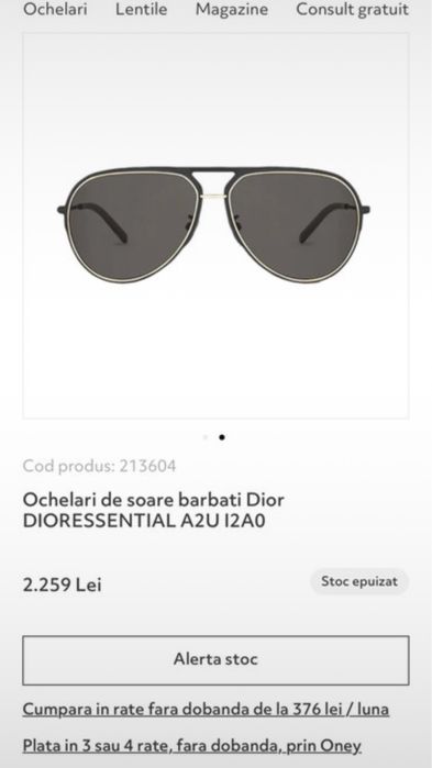 Ochelari Dior Noi