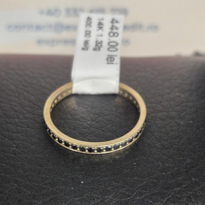 ( B32257.4 / Ag28 Doi Baieti ) Inel Aur 14K - 1.32 grame / 448 lei