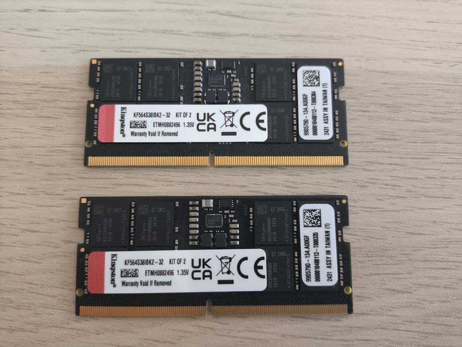 Memorii laptop 32 gb ddr5 6400 kingston fury impact