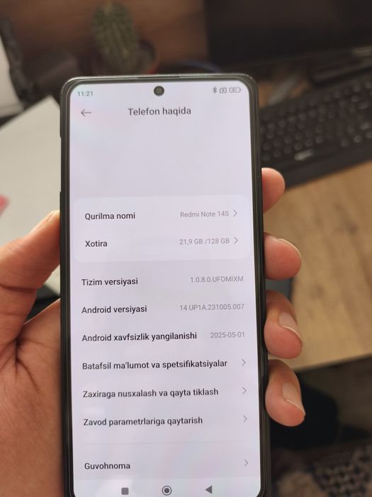 REDMI 14S IDEAL holatda