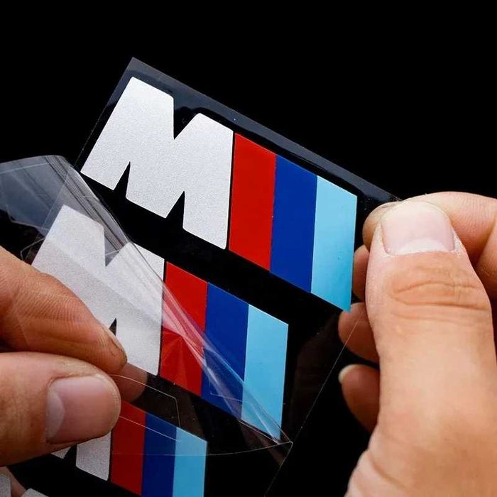 6 броя BMW M Power термоустойчиви стикери за спирачни апарати