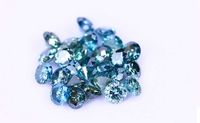 Diamante naturale albastre verzi 2.5mm 2.6mm SI