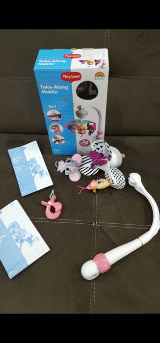 Музикална въртележка Tiny love, за кошара, количка, столче за кола.