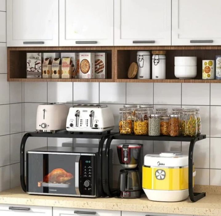 Метална Кухненска етажерка за микровълнова/Размери: 35.5 х 54 х 37 см