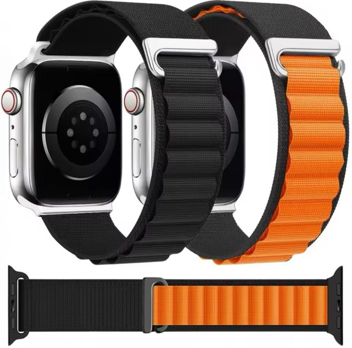 Curea Husa Material Textil Elastic Clips Incarcator Ceas Iphone Apple