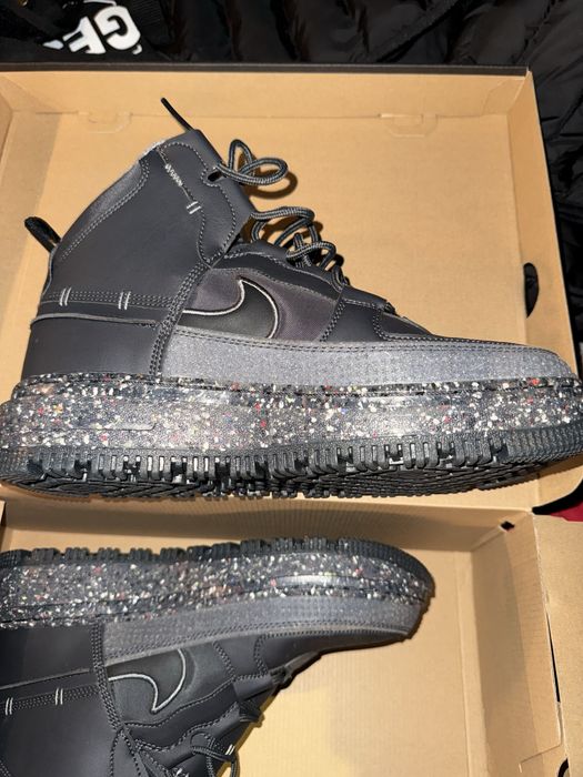 Adidasi batbati NIKE Air Force One Boot NN black marimea 44 NOI cutie!