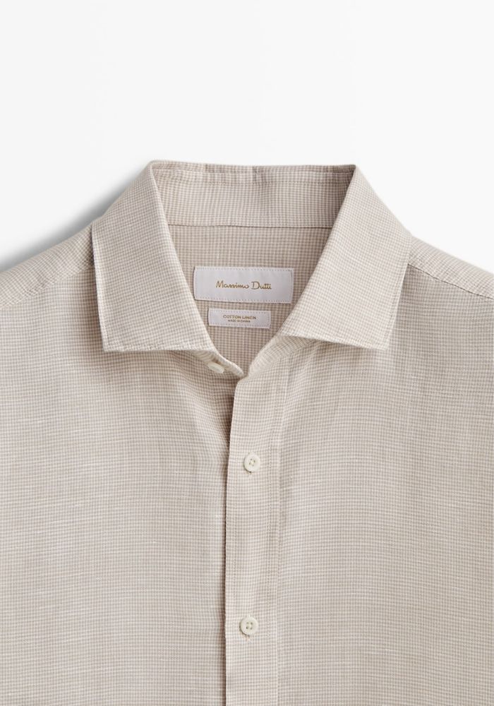 Camasa pepit Massimo Dutti