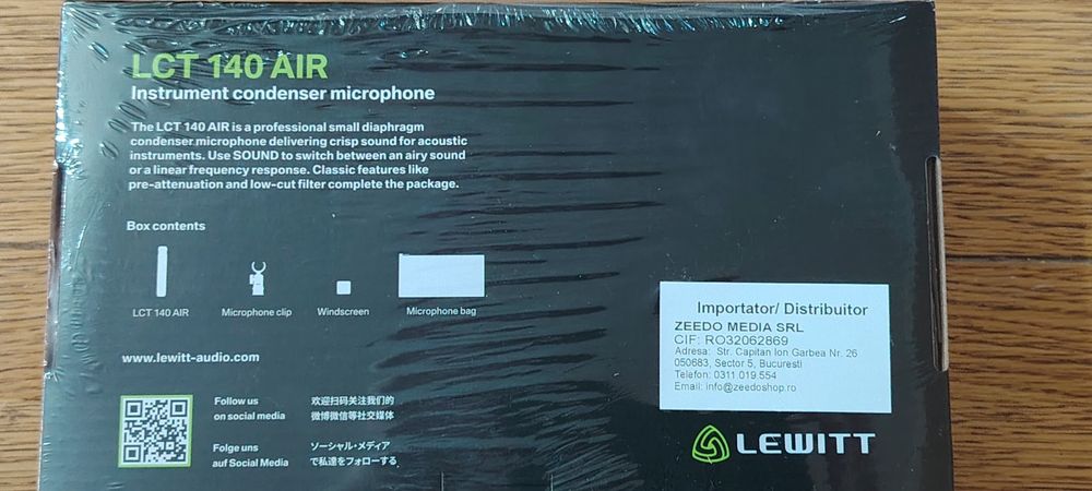 Microfon condenser Lewitt LCT 140 AIR