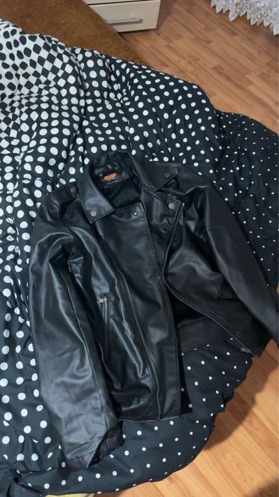 Geaca de piele barbati marimea L